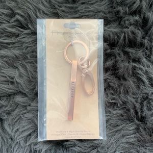 Blessed Brass Keychain